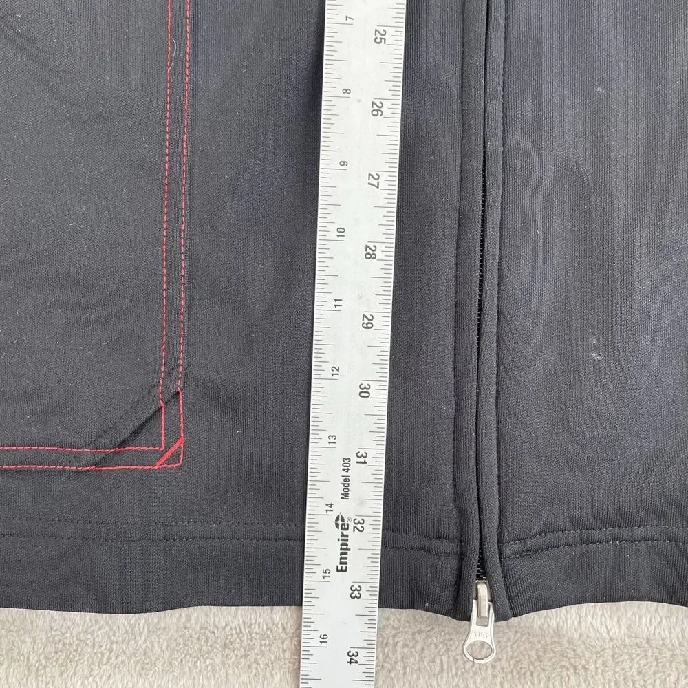 Nike Air Jordan Jacket‎ Men 2XL Black Full Zip Hooded SpellOut Logo Long Sleeve